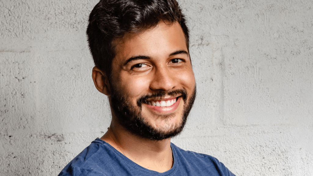 自信満々の男性